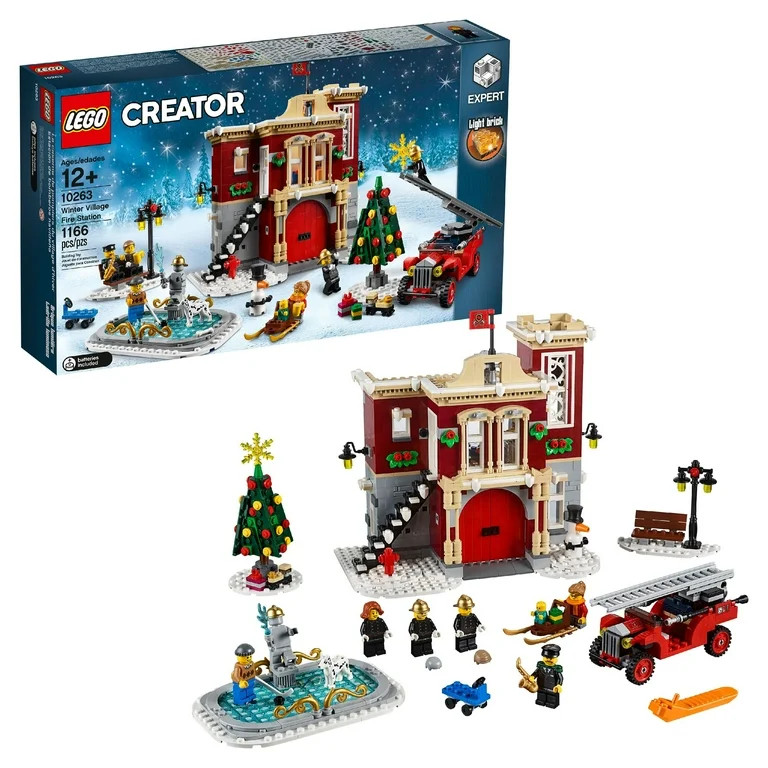 LEGO Creator Expert Winter Village Fire Station 10263 Building Set | Walmart (US)