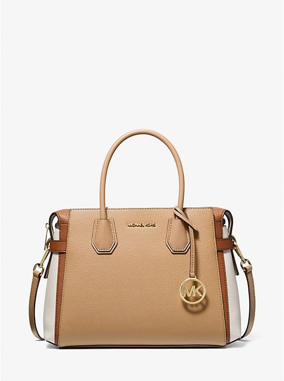 Mercer Medium Color-Block Belted Satchel | Michael Kors US