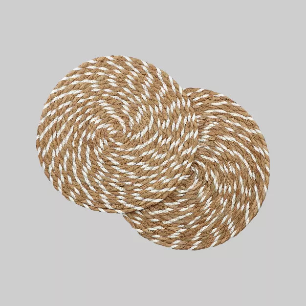 2ct Natural Placemat White - Bullseye's Playground™ | Target