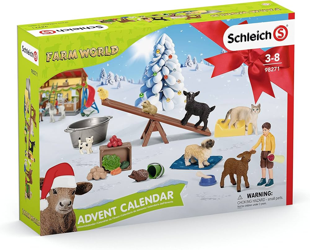 Schleich Farm World, 24-Piece Playset, Animal Toys for Girls and Boys 5-12 years old, Advent Cale... | Amazon (US)