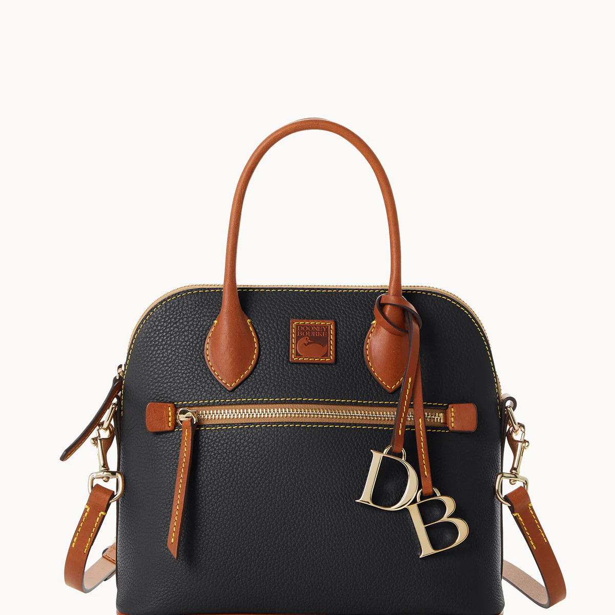 Pebble Grain Domed Satchel | ILoveDooney
