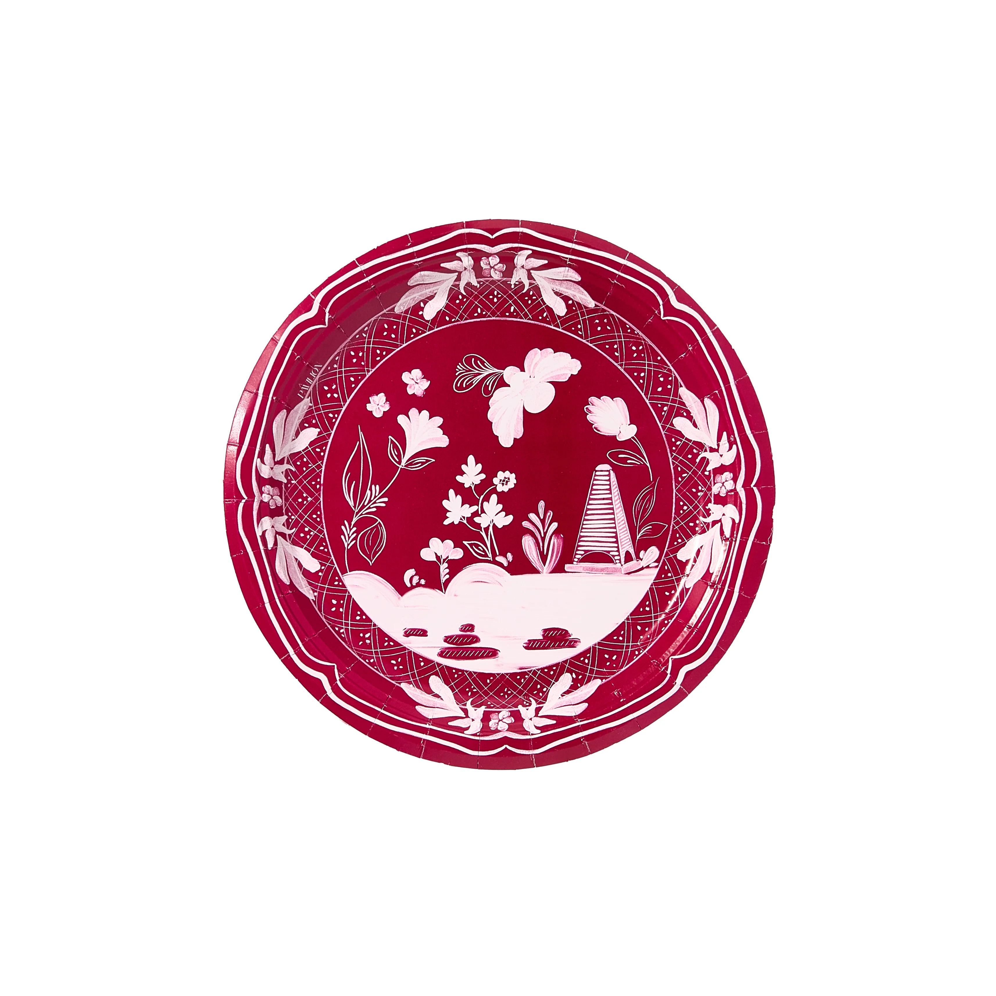 Cherry and Ballet Beachside Pavilion Dessert Paper Plates - 8 pack | Pavilion Paper