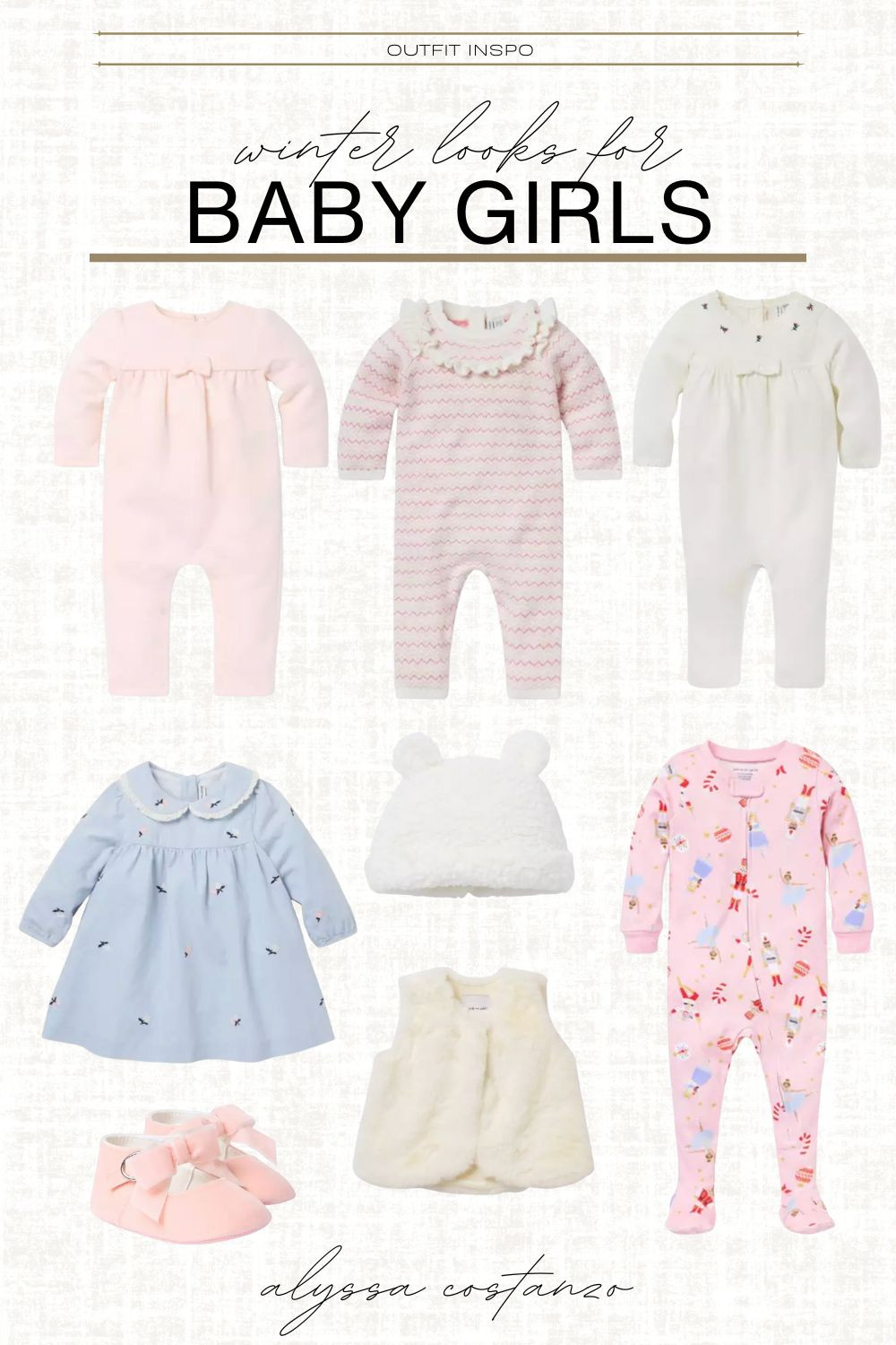 winter outfits for baby girl; holiday baby outfits; winter toddler girl outfits; winter hats for babies; winter pajamas; holiday pajamas for baby; one pieces for baby girl 

 #LTKSeasonal #LTKBaby #LTKKids