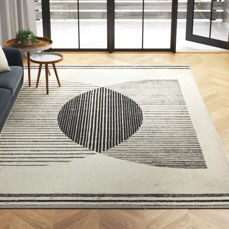 Bloomingdale Performance Gray/Cream Rug | Wayfair Professional