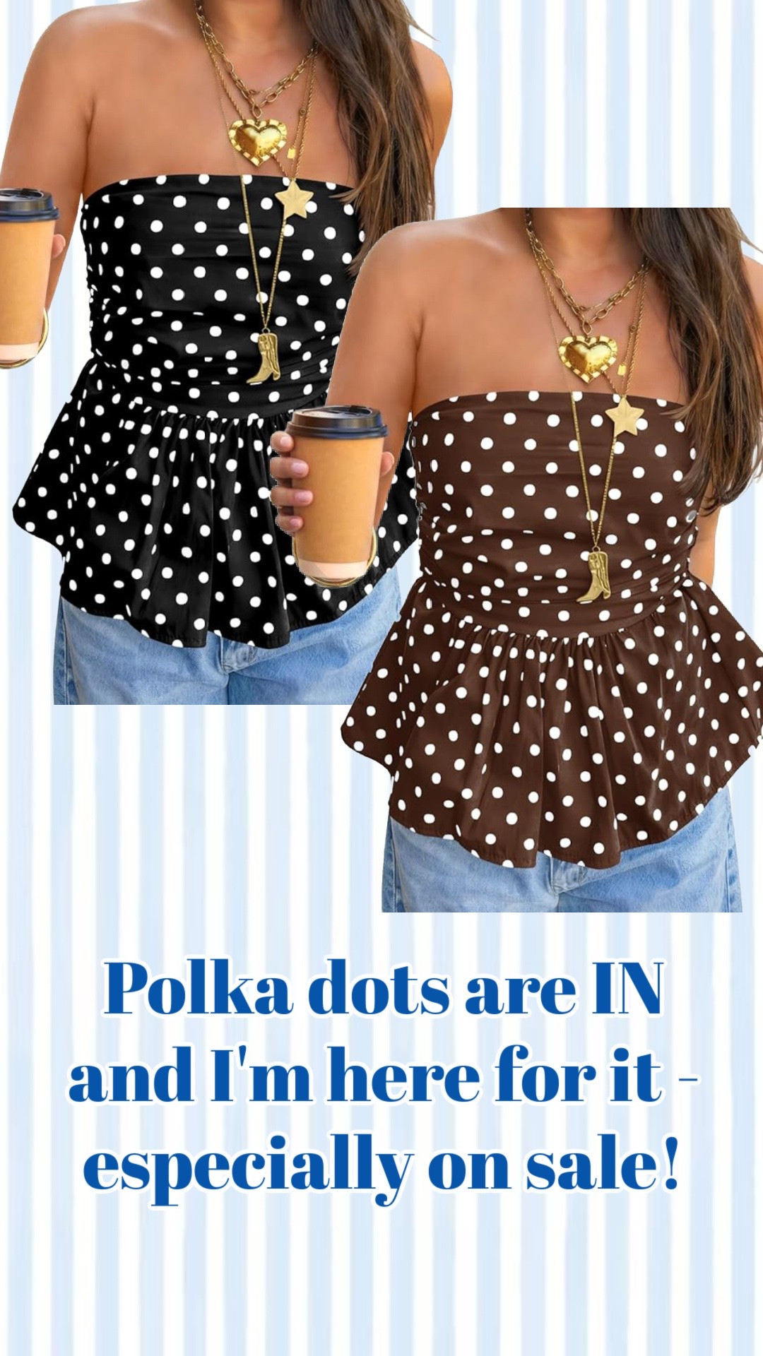 The cutest polka dot top on sale for $17!

Amazon Prime Day Deals
Prime Day Finds
Prime Day Favorites
Prime Day Must Haves
Best Prime Day Deals
Prime Day Home Deals
Prime Day Fashion Finds
Prime Day Beauty Deals
Prime Day Kitchen Finds
Prime Day Organization Finds
Prime Day Travel Essentials
Prime Day Tech Deals
Prime Day Under $25
Prime Day Under $50
Prime Day Under $100
Amazon Best Sellers
Amazon Favorites
Amazon Must Haves
Amazon Home Finds
Amazon Fashion Finds
Amazon Beauty Favorites
Amazon Kitchen Essentials
Amazon Organization Products
Amazon Travel Must Haves
Amazon Daily Deals
Amazon Hidden Gems
Amazon Viral Finds
Amazon TikTok Made Me Buy It
Amazon Customer Favorites
Amazon Top Rated Finds
Amazon Summer Essentials
Back to School Finds
Teacher Favorites
College Essentials
Dorm Room Finds
Cleaning Favorites
Laundry Room Essentials
Pantry Organization
Closet Organization
Home Refresh Finds
Everyday Essentials

#LTKootd #LTKSaleAlert #LTKSeasonal