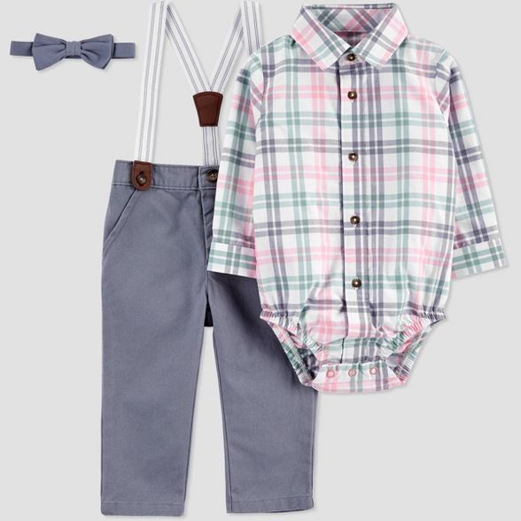 Baby Boys' Easter Dressy Plaid Top & Bottom Set - Just One You® made by carter's | Target