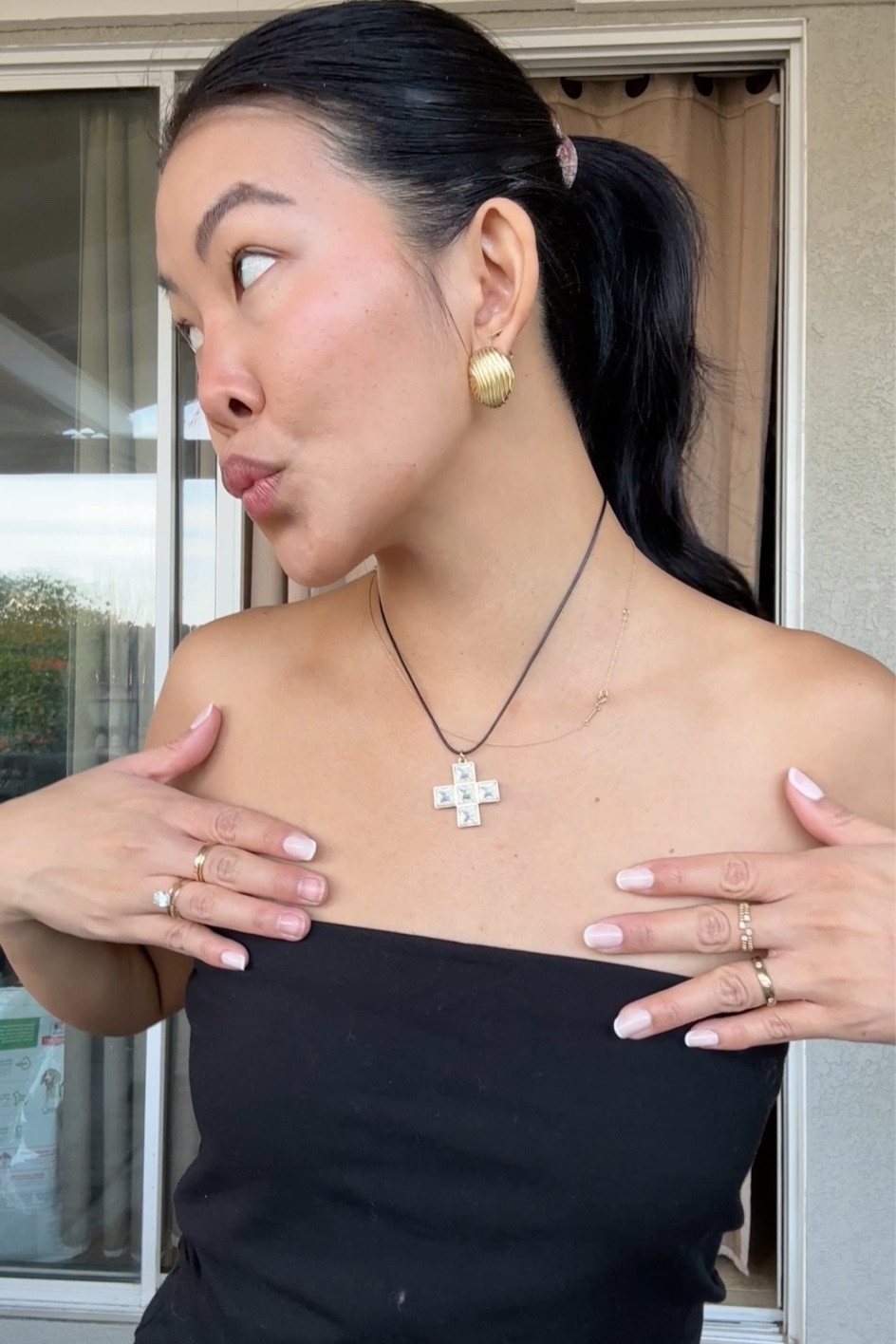 Cross necklace 

#LTKSpringSale #LTKGiftGuide