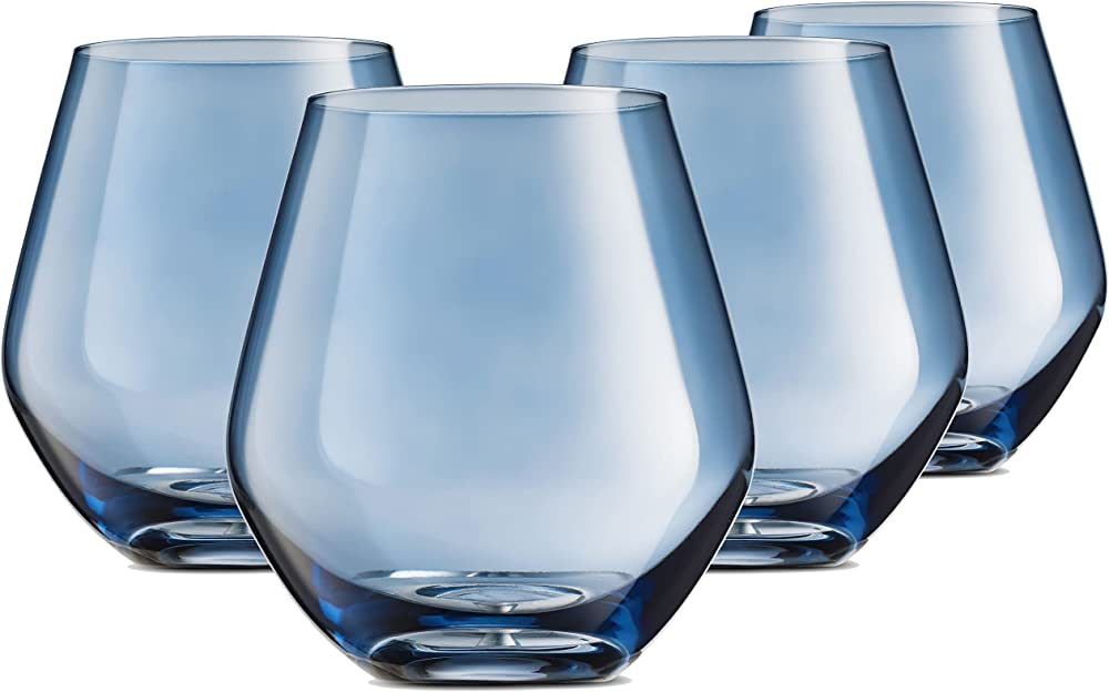 Godinger Wine Glasses, Stemless Wine Glasses, Red Wine Glasses, Drinking Glasses, European Made S... | Amazon (US)