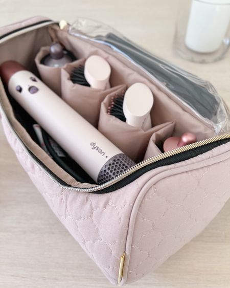 Viral travel case for your hair tools! It fits the Dyson AirWrap and all the attachments perfectly 🤍 there is even extra room for hair clips, hair ties etc. 

Amazon find, beauty must haves, travel accessories, hair organization, toiletry bags, fancythingsblog 

#LTKItBag #LTKTravel #LTKBeauty