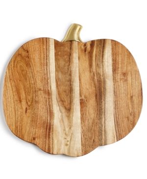 Martha Stewart Collection Harvest Wood Pumpkin Charger, Created for Macy's | Macys (US)
