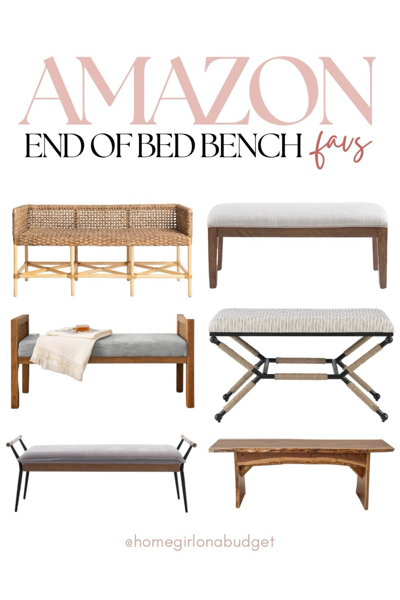 bedroom bench, entryway bench, rattan bench, amazon bench, storage bench, entry bench, bench cushion, bed bench, bench bedroom, end of bed bench, bedroom storage bench, dining bench, small benches, front porch bench, living room bench, modern bench, narrow bench, ottoman bench, skinny bench, upholstered bench, wood bench, wooden bench, woven bench, amazon home decor, amazon home finds, (12/24)

#LTKhome #LTKstyletip