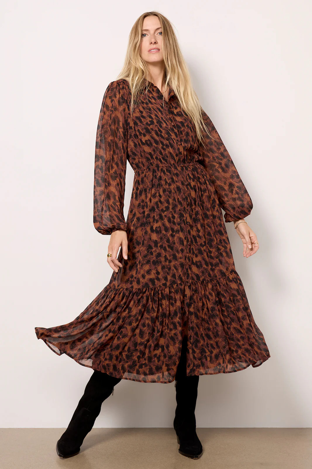 Bowie Button Front Dress | Evereve