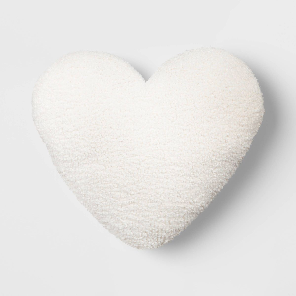 Oversized Teddy Boucle Heart Throw Pillow - Threshold™ | Target