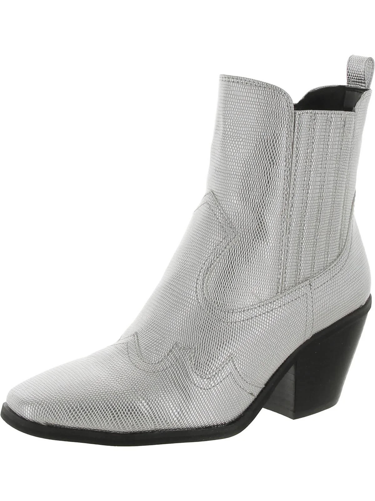 BALLAD Womens Faux Leather Ankle boot Cowboy, Western Boots | Shop Simon