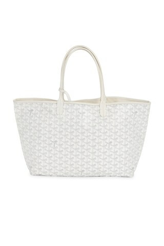 Goyard Saint Louis PM Tote Bag in White | FWRD 