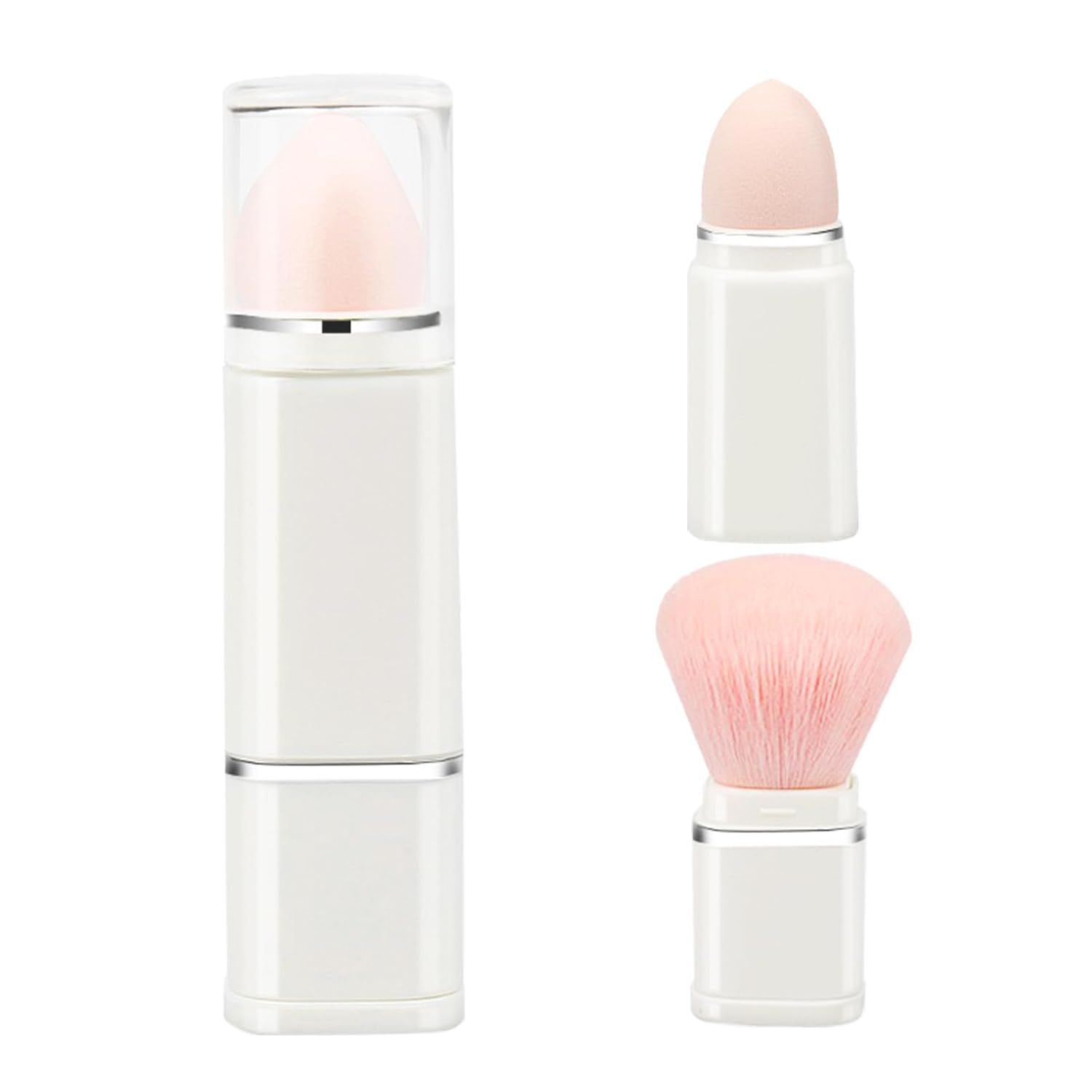 Falliny Dual Makeup Brushes, 2-in-1 Travel Makeup Sponge Face Blush Brush Set,Retractable Kabuki ... | Amazon (US)