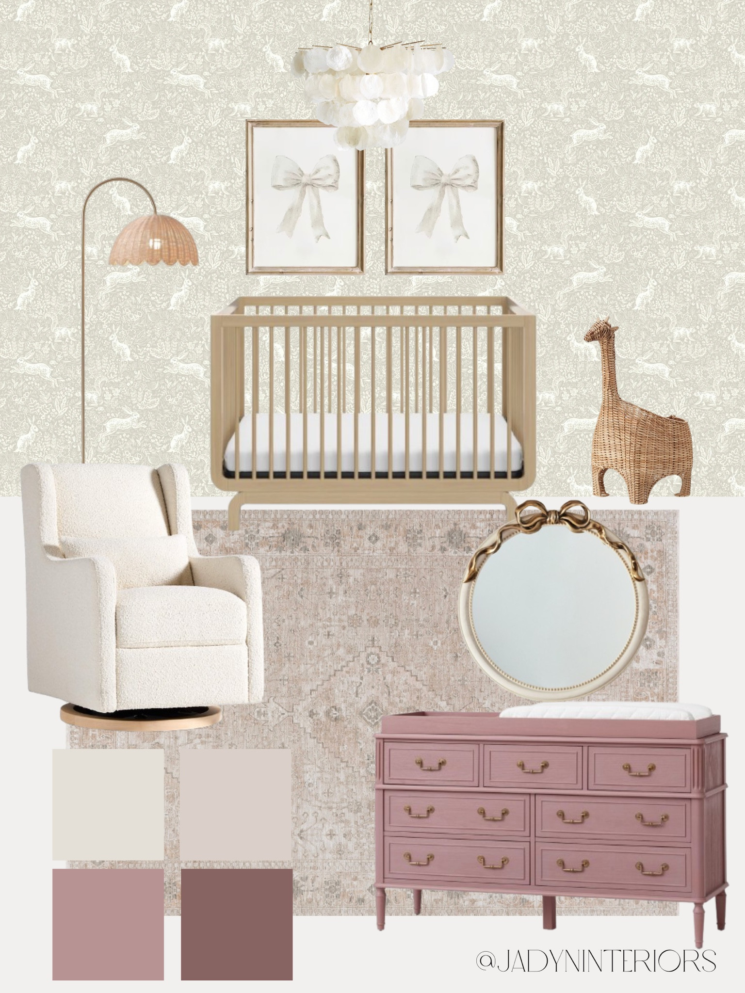 This girls nursery design is the definition of timeless & classic✨💕

#LTKHome #LTKU #LTKKids