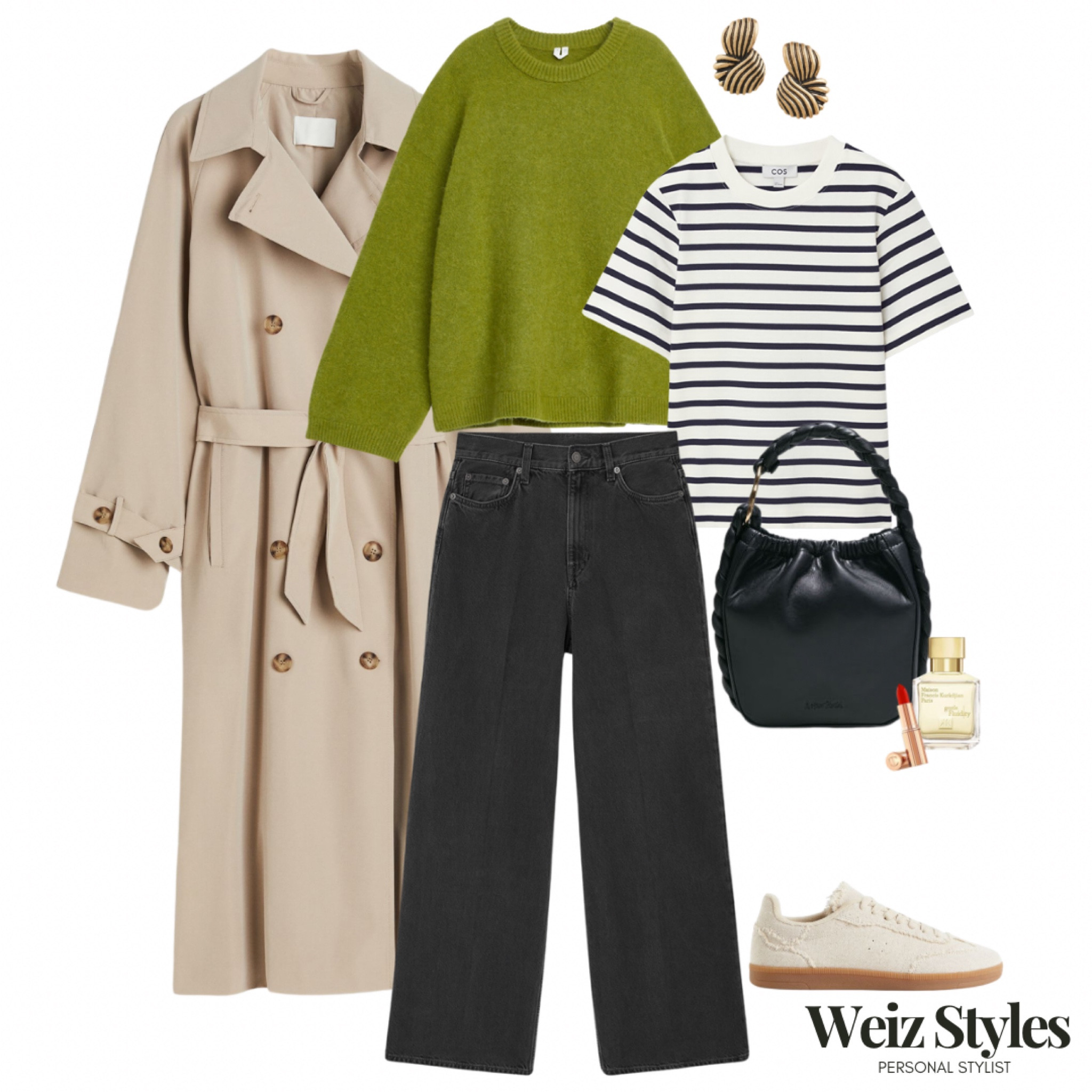 Whilst the weather seems to change its mind constantly, you can be certain you are dressed ready for any occasion in an outfit like this! 💚

The classic striped tee, jeans and trench combination is brought to life with this beautiful green knitted jumper, which you can style over your shoulders or as an extra layer to keep warm ✨

Adding a vibrant red lip adds extra character to this look and demonstrates another way to wear this fab colour (can you tell I am a little red obsessed?!) 💄

Are you feeling stuck in a style rut and looking to add some life into your looks? I can help you rebuild your wardrobe with confidence, let’s chat! 💌 hello@weizstyles.com

How is it Thursday already!? Whatever you are up to, I hope you have a fab evening!

Louise x

Green, knitwear, knit, jumper, sweater, tee, stripe, striped, tshrit, casual, chic, classic, cool, jeans, trainers, sneakers, H&M, John Lewis, Arket, cos, makeup, perfume, lipstick, trench coat, jacket, rainy day, handbag, gold, earrings, how to style, ways to wear, style tip, stylist, styling, personal stylist, colour analysis, neutral, pop of colour, elegant, London, wardrobe edit, personal shopping 

#LTKeurope #LTKSeasonal #LTKstyletip