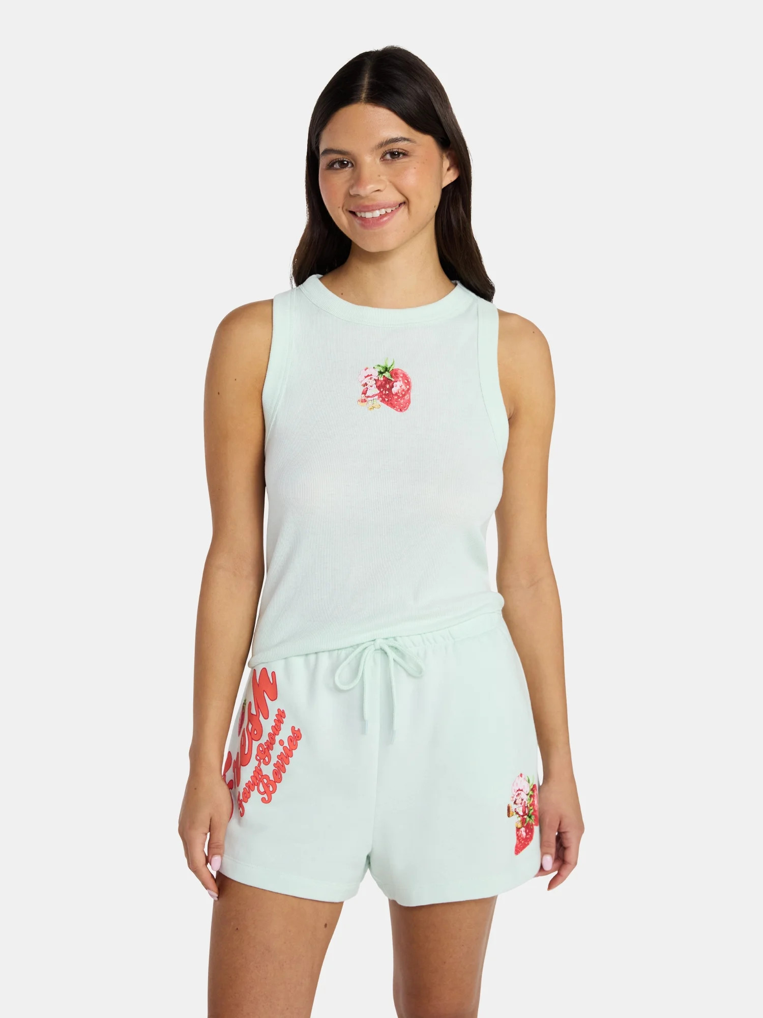 Strawberry Shortcake Women's Graphic Tank Top and Shorts Set, 2-Piece, Sizes XXS-XXL | Walmart (US)
