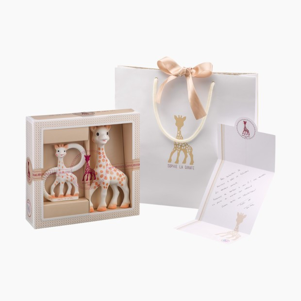 Vulli Sophiesticated Gift Set with Sophie la Girafe Teether & So'Pure Teether | Babylist