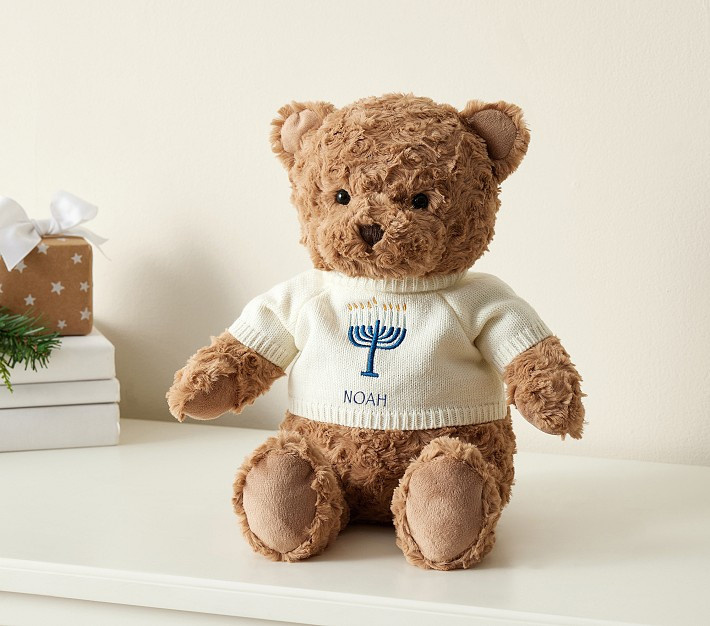 Classic Hanukkah Teddy Bear | Pottery Barn Kids