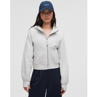 lululemon – Women's Scuba Oversized Full-Zip Hoodie – Color Light Grey/Grey – Size XL/2XL | lululemon IE