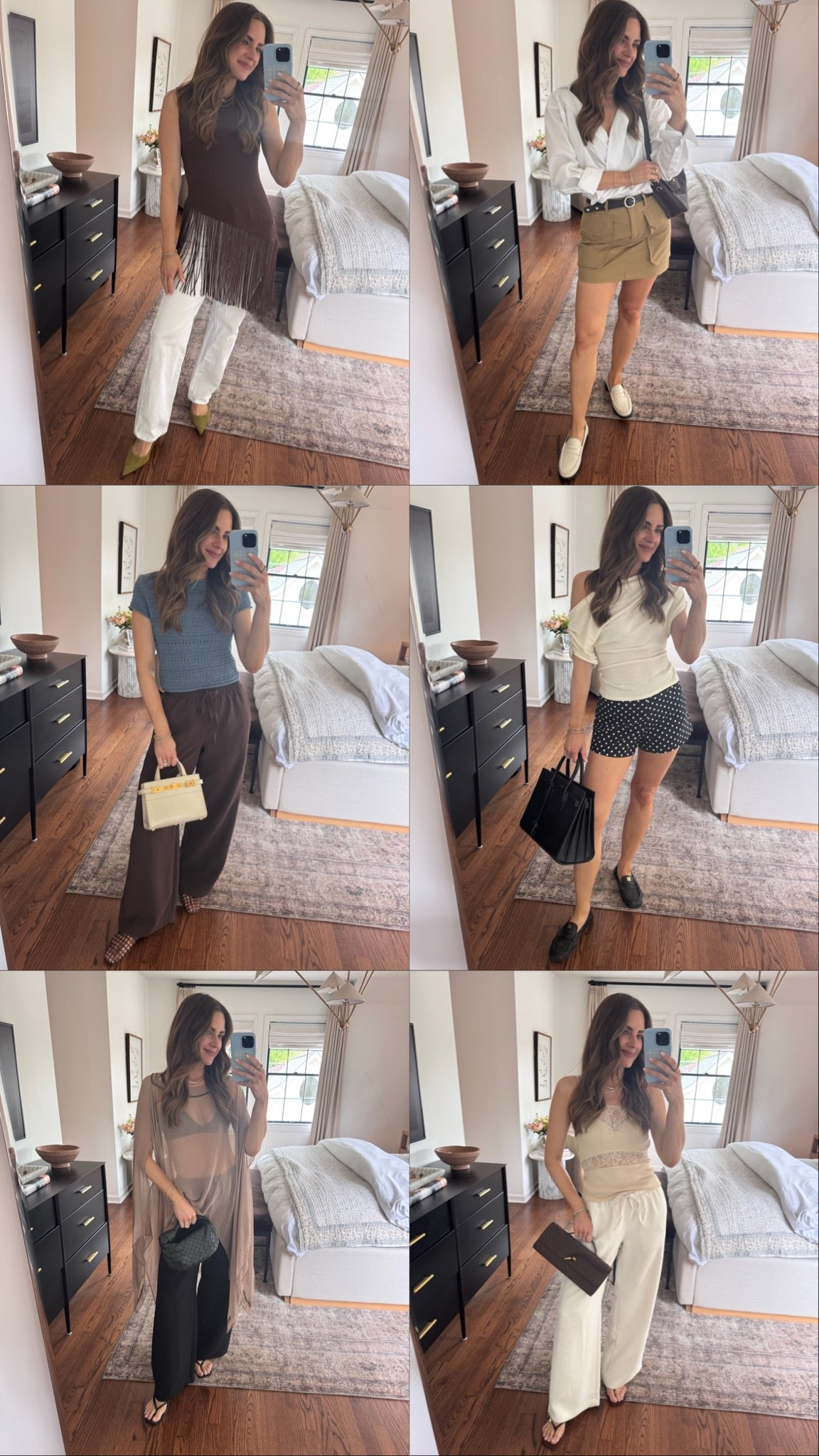 ZARA TRY ON HAUL ✨
Brown Fringe Top - S
Cargo Skirt - S
Blue Knit Top - S
Polka Dot Shorts - S
Cape Top - M (could've done a S)
Lace Cami Tank - S

#LTKgrwm #LTKootd
