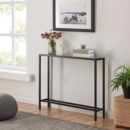 Southern Enterprises Pinsley Narrow Console Table - Black | HSN