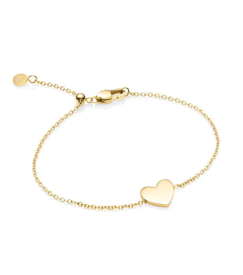 Little Luxe Heart Bracelet (Gold) | Abbott Lyon