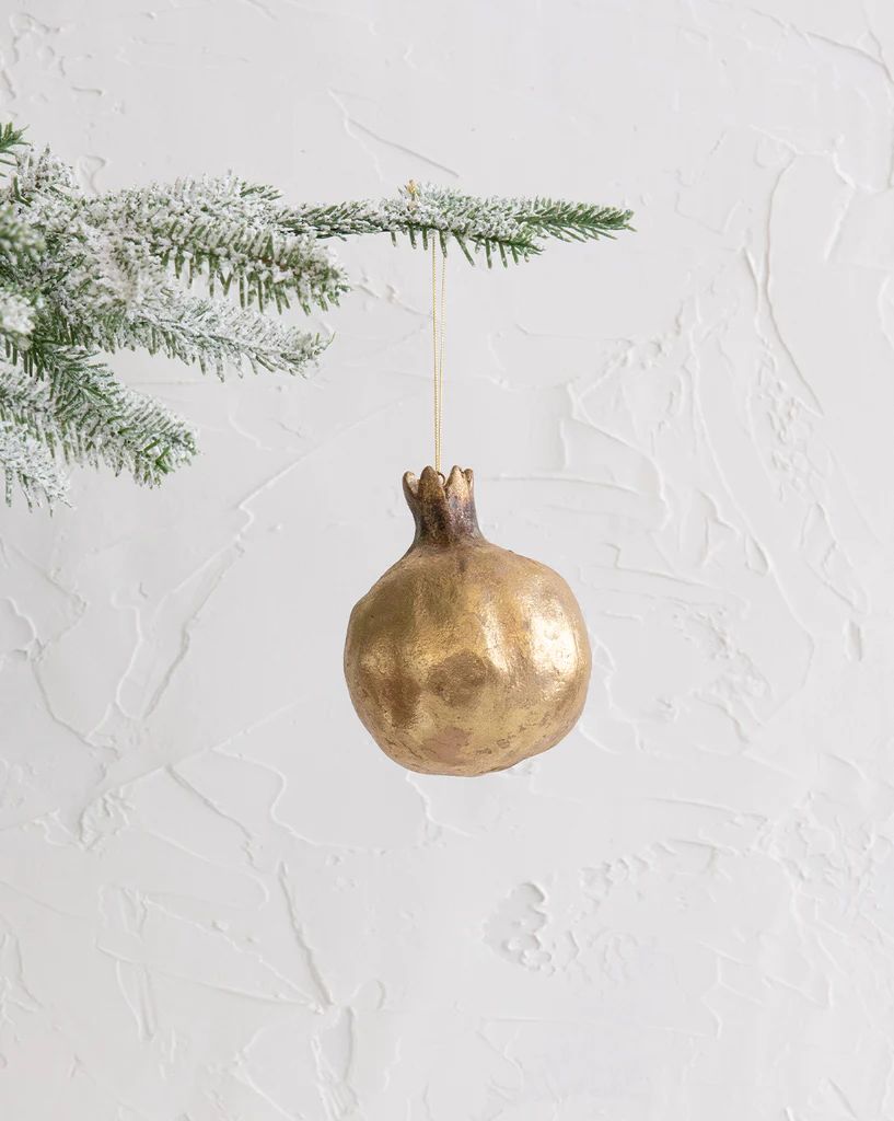Gold Pomegranate Ornament | McGee & Co.