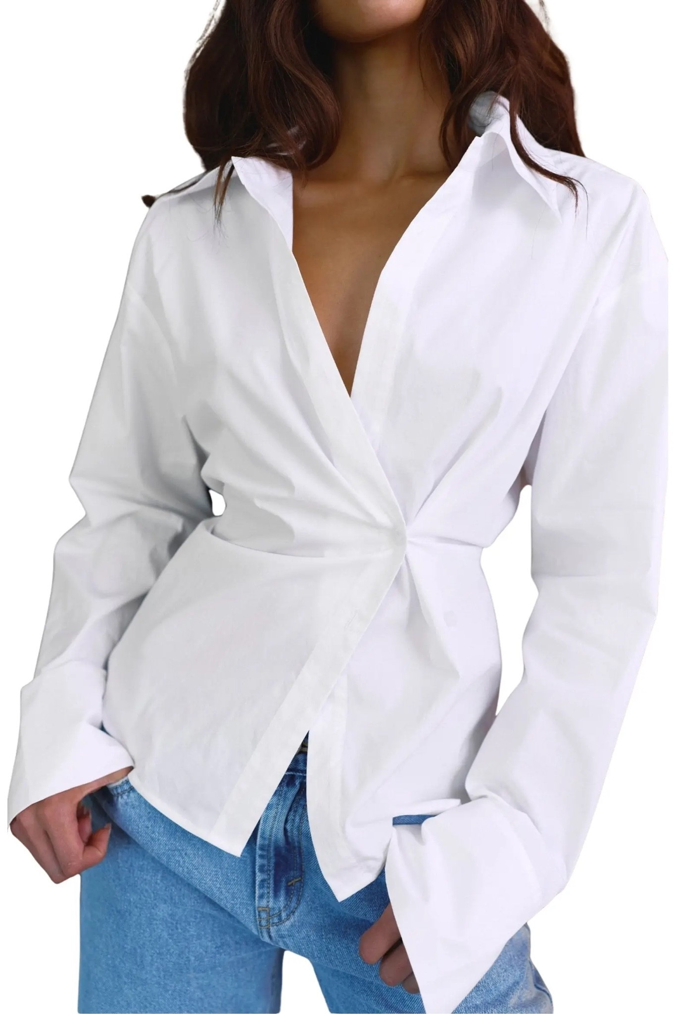 White button down top
Fall top
