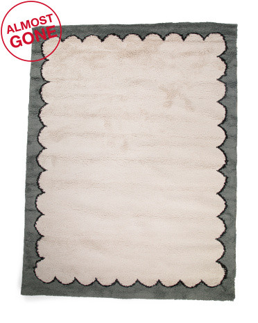 Made In Turkey 8x10 Stella Scalloped Area Rug | TJ Maxx