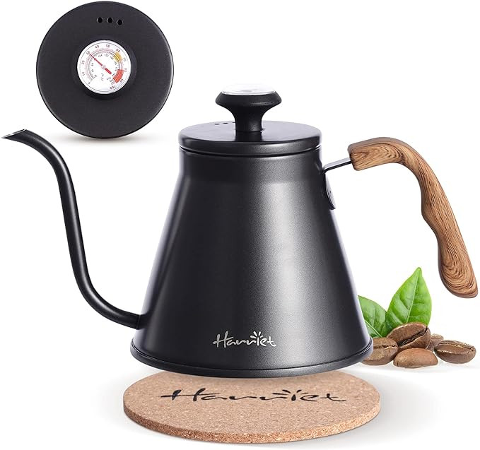 harriet Gooseneck Kettle, 37oz (1.1L) Pour Over Kettle with Built-in Thermometer Coffee Kettle wi... | Amazon (US)