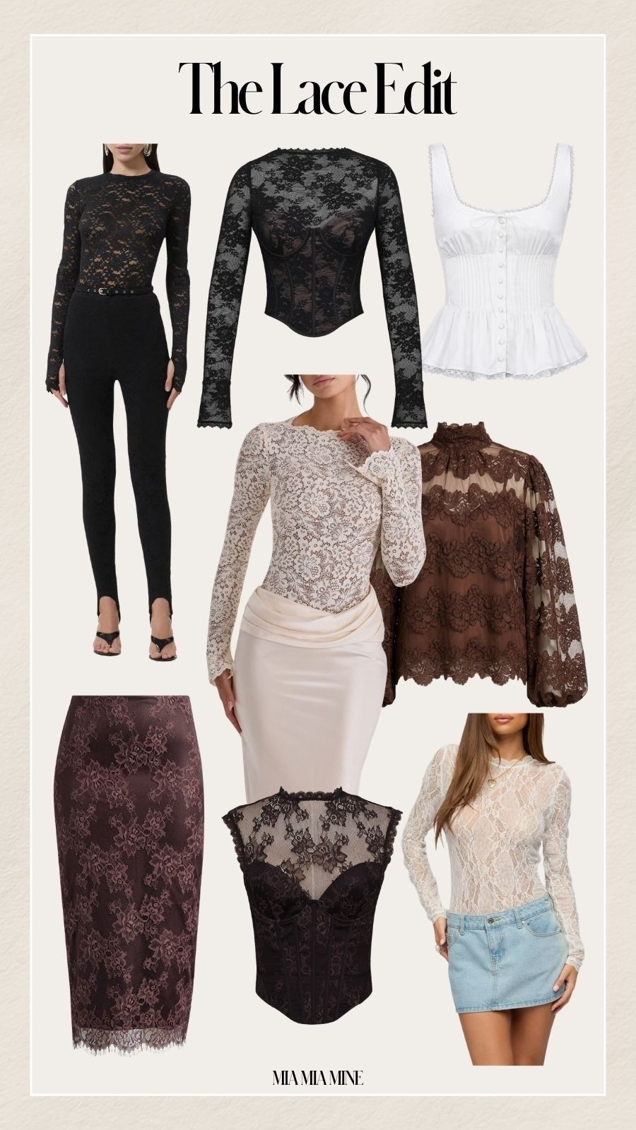 Lace is trending for fall! Here are the lace tops, bodysuits and skirts I’m loving!

L

#LTKOver40 #LTKSeasonal #LTKmomlife