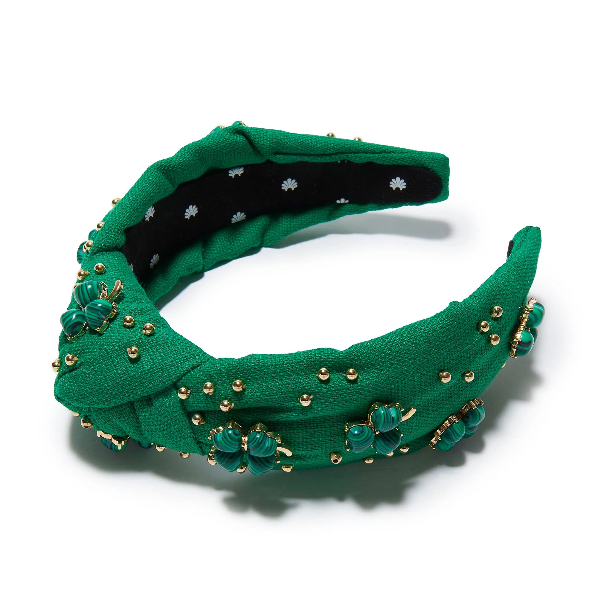 *PRE-ORDER* SHAMROCK GREEN LUCKY CLOVER KNOTTED HEADBAND | LELE SADOUGHI