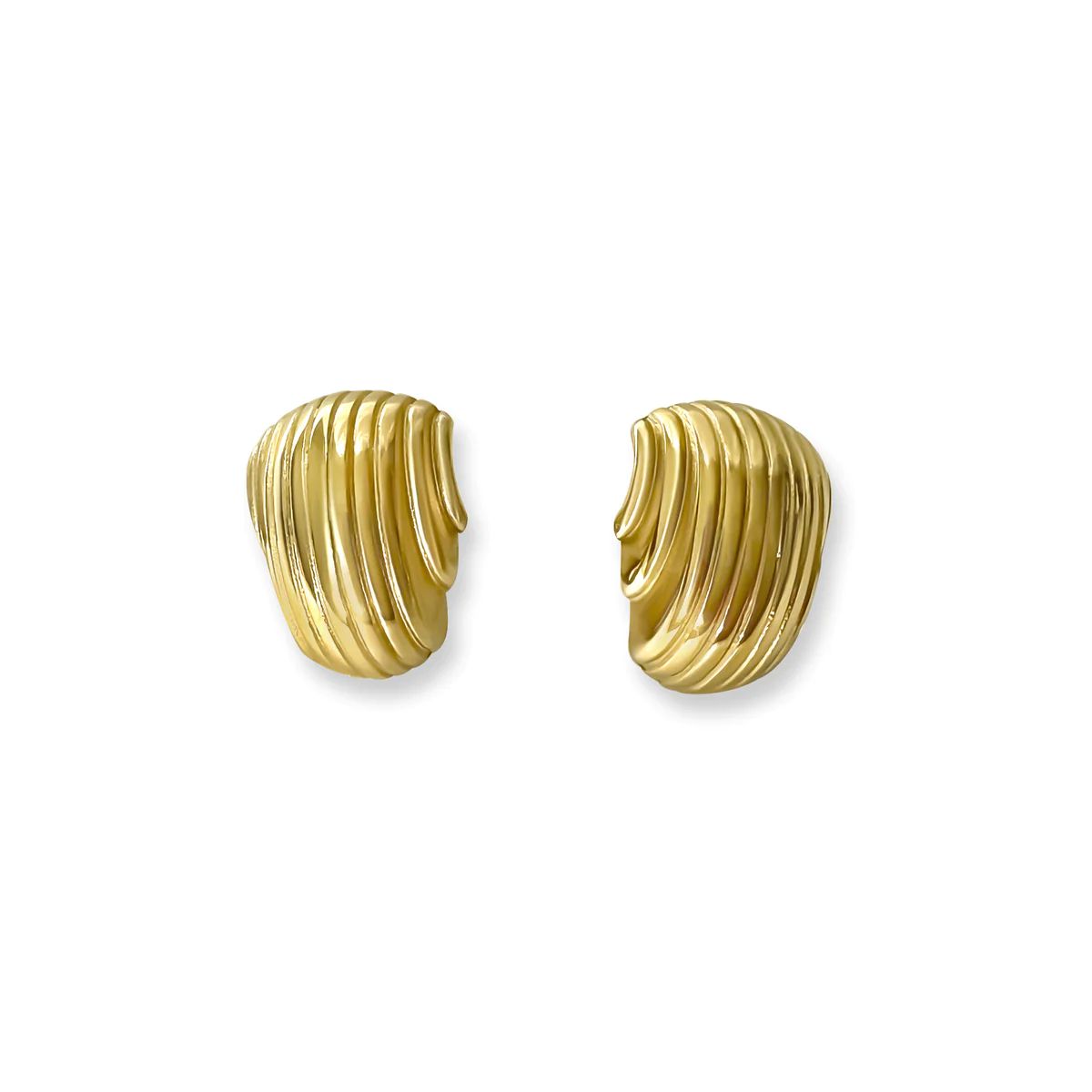 Chunky Ridge Earrings | Anisa Sojka