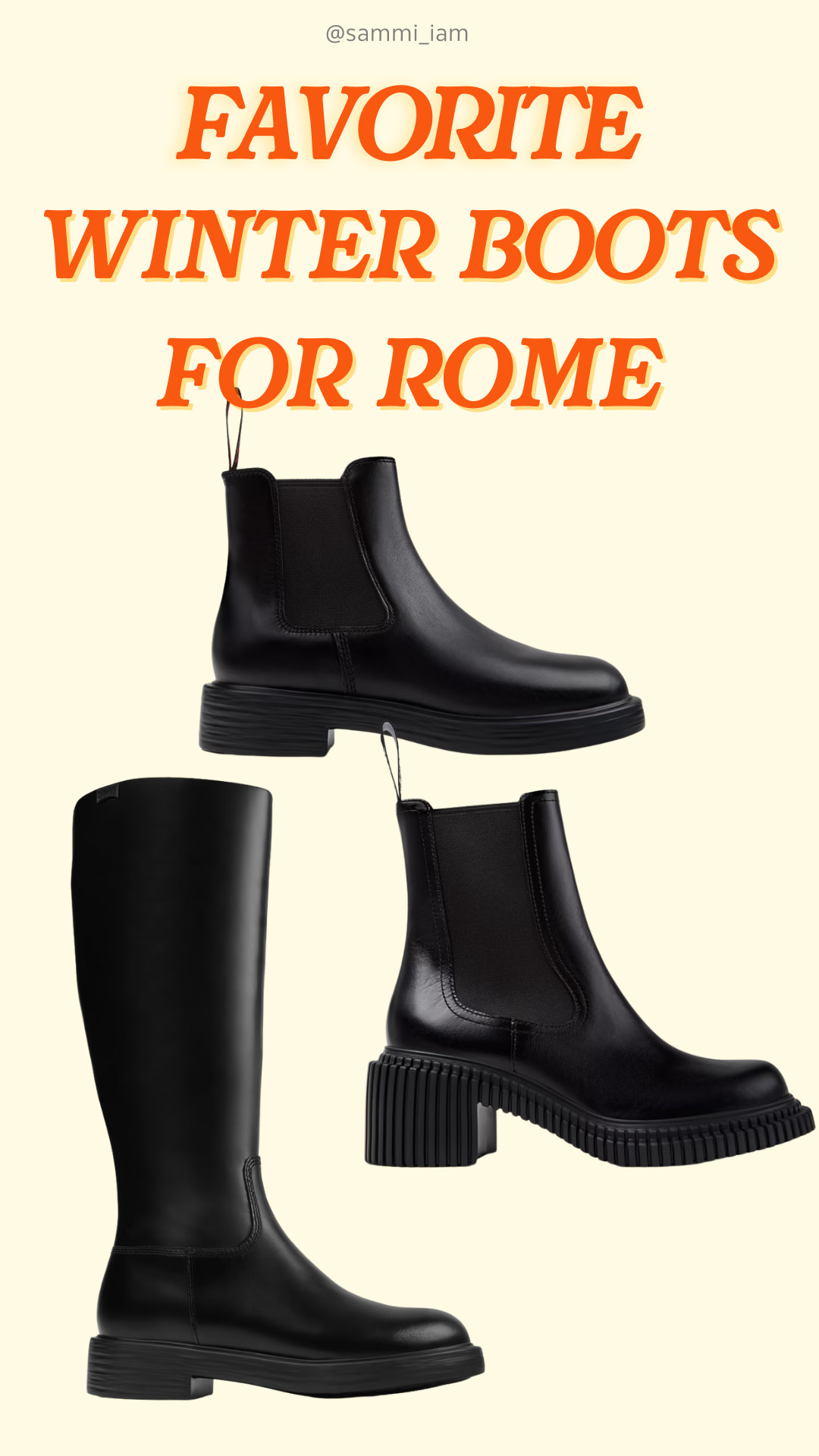  

You need boots that can handle Rome (& the rest of Italy's) intense cobblestone! Camper makes some of my favorite and comfortable boots and shoes.



 

#LTKSeasonal #LTKTravel #LTKHoliday