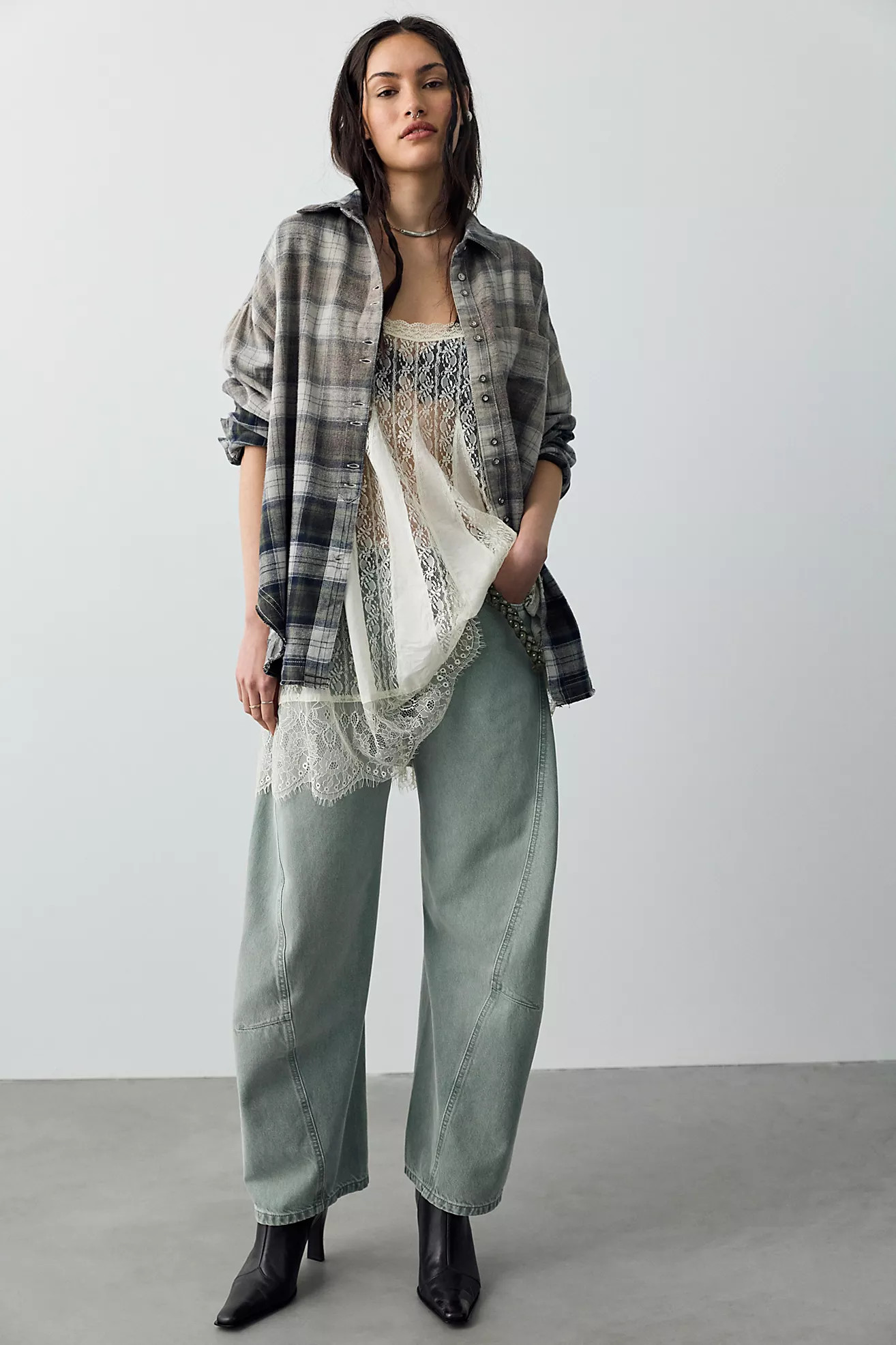 We The Free Lexi Plaid Button Down | Free People (Global - UK&FR Excluded)