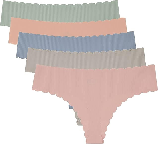 Wetopkim Women Seamless Thongs Panties Cotton Breathable Stretch T-back Color Briefs Underwear | Amazon (US)