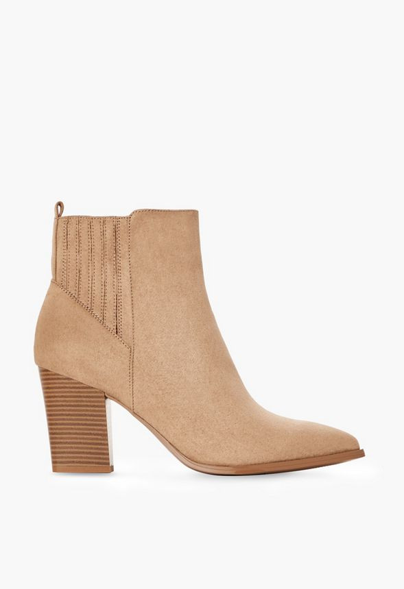 Ginnee Block Heeled Bootie | JustFab