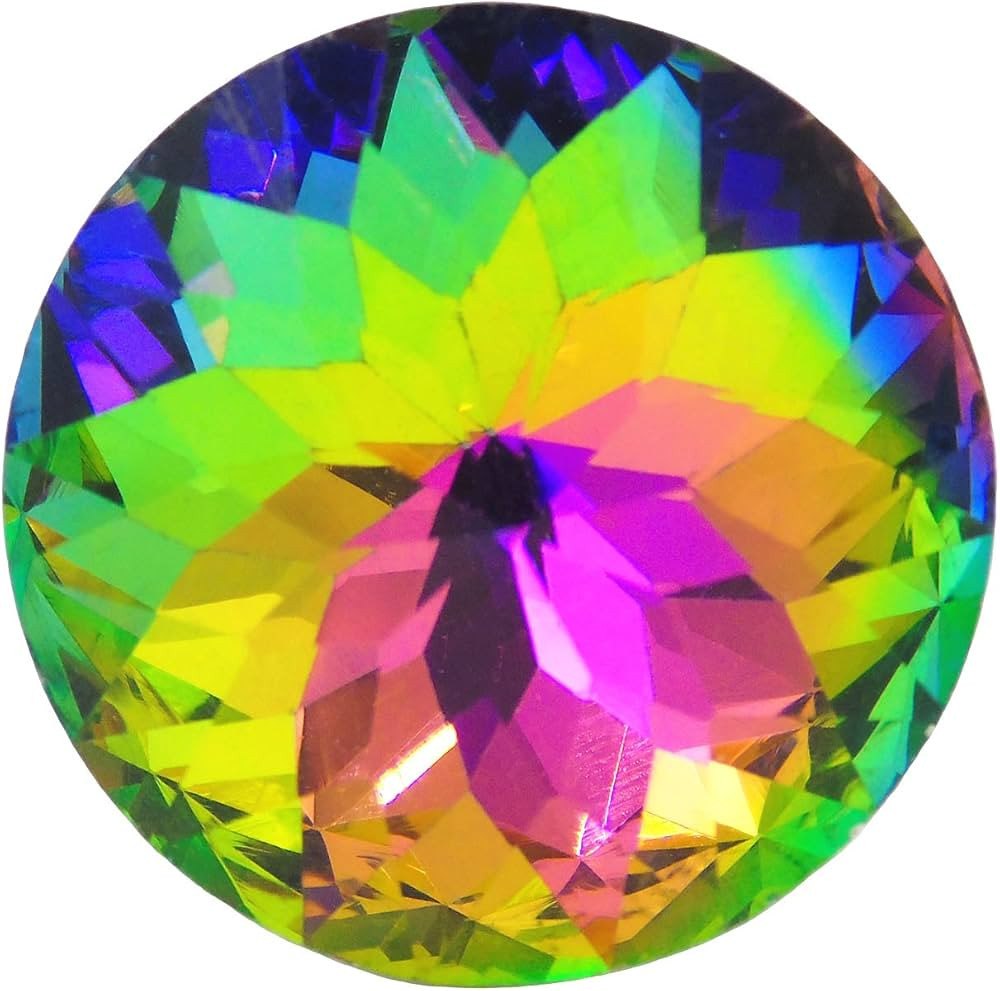 2pcs-Pack 30MM Colorful Crystal Glass Cupboard Wardrobe Cabinet Drawer Knob Door Pull Handle (Col... | Amazon (US)