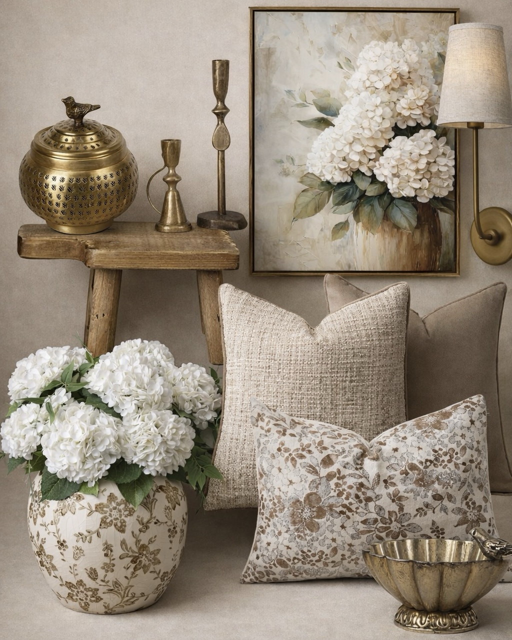 Neutral Amazon Home Finds That Instantly Elevate Your Space

Follow @farmtotablecreations on Instagram for more home finds and styling ideas 🤍

These are the kind of pieces that make a space feel layered and high-end without overthinking it. From the soft neutral pillows and classic brass accents to the hydrangea artwork and textured vase, everything works together to create that warm, collected look. Simple swaps like these are what really pull a room together.

#amazonhome #neutraldecor #throwpillows #homedecor #livingroomdecor

neutral home decor | amazon home finds | throw pillows | neutral pillows | brass decor | wall art | hydrangea artwork | table lamp | sconce lighting | decorative bowl | wood stool | vase decor | faux flowers | floral stems | living room decor | cozy home | neutral color palette | home styling | affordable decor | designer look for less | accent pieces | coffee table decor | shelf styling | classic decor | warm neutrals

#LTKSaleAlert #LTKHome #LTKSeasonal