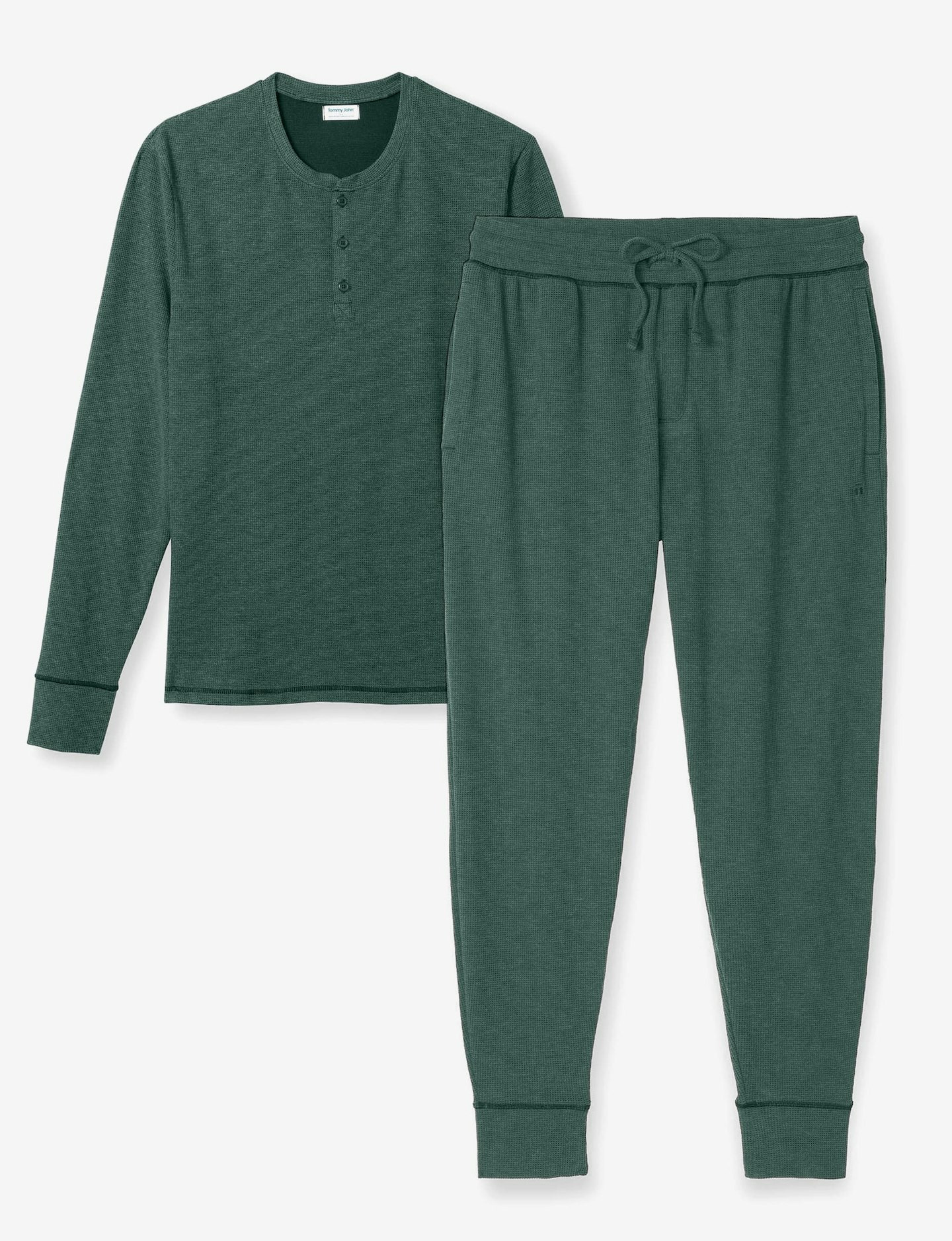 Zen Waffle Lounge Henley & Jogger Set | Tommy John