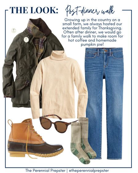 Fall outfit idea / thanksgiving outfit / country fall outfit / British inspired outfit / Barbour jacket / llbean bean boots / outdoor fall lol 

#LTKstyletip #LTKHoliday #LTKSeasonal