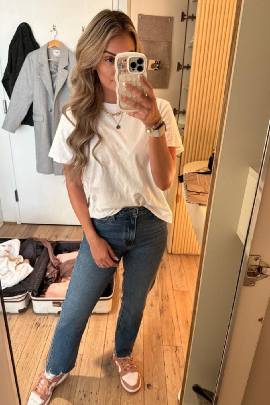 Shop my cute but casual look! I am OBSESSED with this nuuds box tshirt. So soft. So good!! Use my code: TONYA20 for my sequin jewelry 

#LTKstyletip #LTKfindsunder100 #LTKmidsize