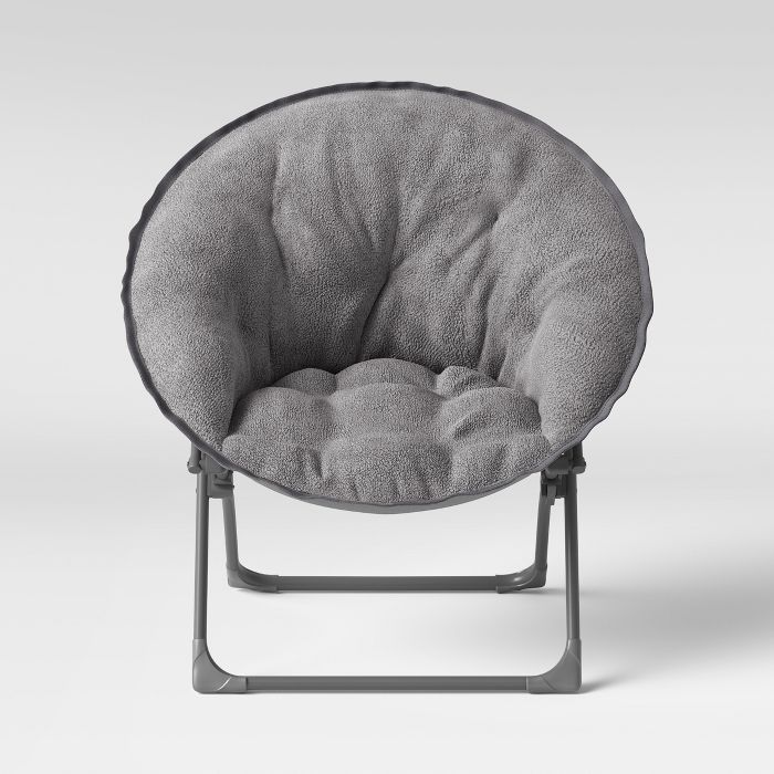 Fuzzy Kids Saucer Chair - Pillowfort™ | Target