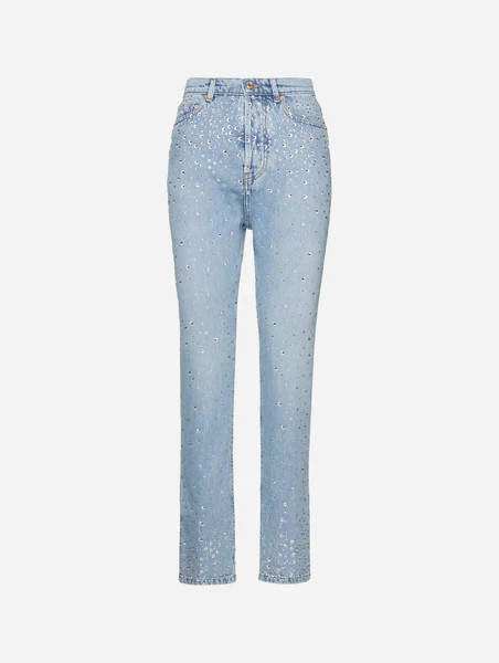 Crystallized Denim Jeans | elysewalker