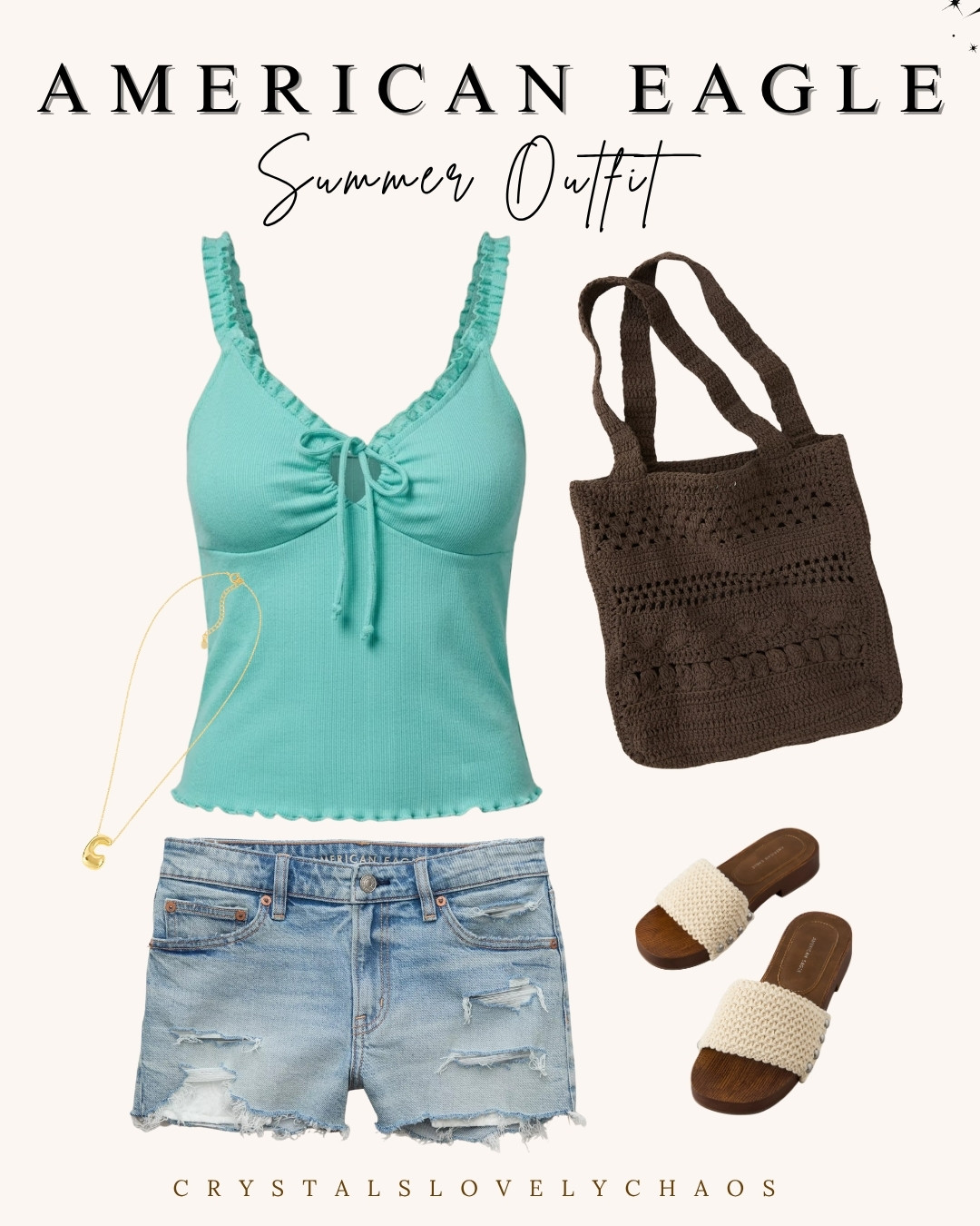 American Eagle Summer Outfit. This can also be your spring outfit, country concert outfit, or vacation beach outfit.
 

 #LTKootd #LTKmomlife #LTKSeasonal