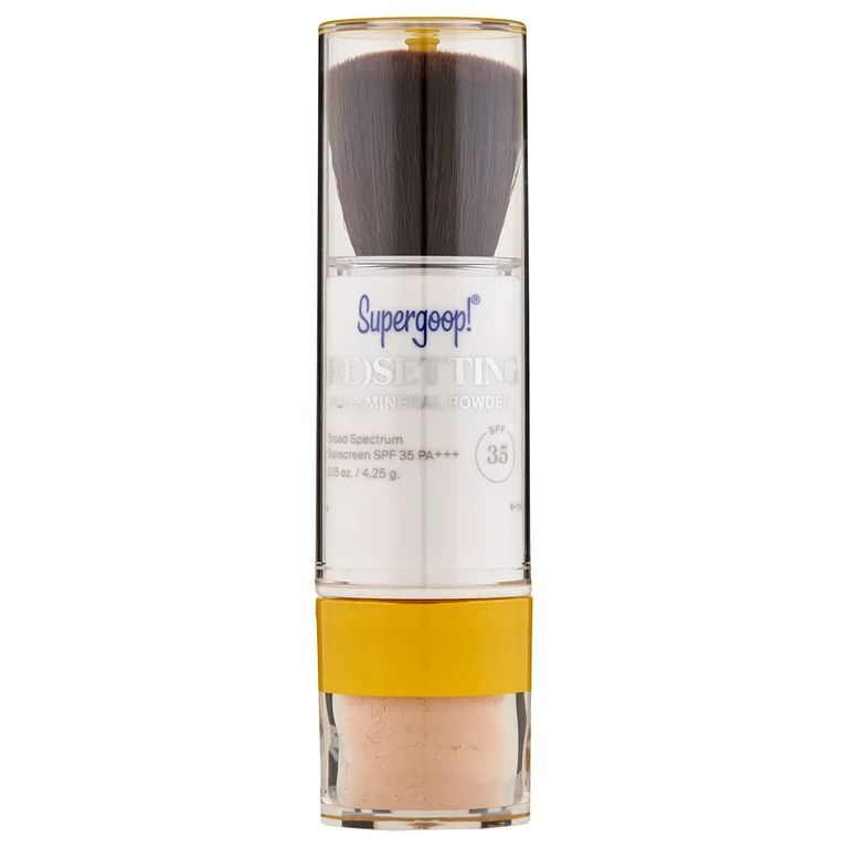 Supergoop Resetting 100% Mineral Powder SPF 35 Light 0.15 oz - Walmart.com | Walmart (US)
