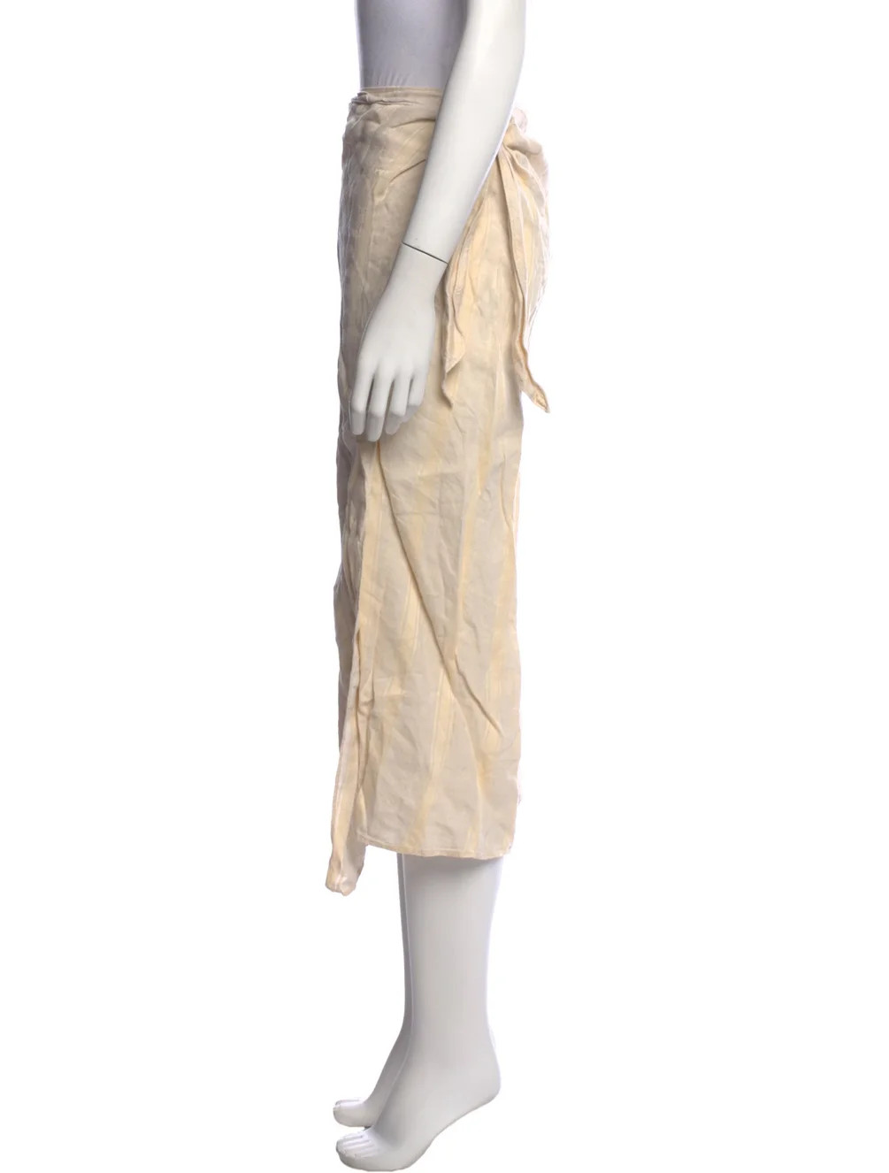 Linen Midi Length Skirt | The RealReal